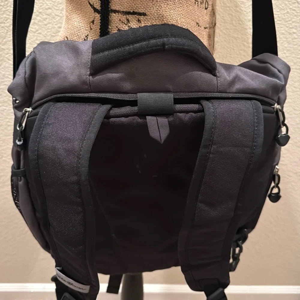 Eddie Bauer Mens Cross Body Messenger/Travel Bag Blue/Grey/black